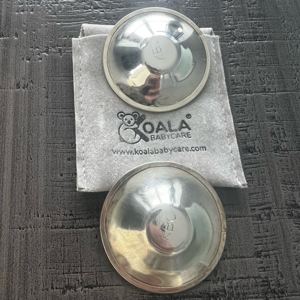 Silver nursing shields